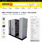 Brownbuilt 4 Bay Maxtor Mobile Storage Unit (A) $2,520.00 (Was $2,999) – ABSOE.com.au