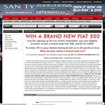 Win a Fiat 500 Car from Sanity