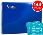 Ansell LifeStyles Condoms Large 144pk - $27.95 + Shipping @ GroceryRun