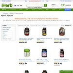 Save 10% on 7 Sports Nutrition Brands + Another 5% off & Free Post on Orders over $57 @ iHerb