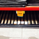 2450mm x1200mm High Black Flat Top Pool Panel $59 @ Bunnings Warehouse Minchinbury NSW