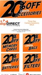 digiDIRECT 20% off Camera Accessories