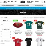 25% off Authentic NBA, NFL, MLB & NHL American Sports Merchandise* @ US Sports Down Under