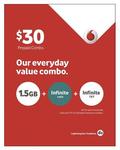 Vodafone $30 Starter Kit for $15 at Kmart