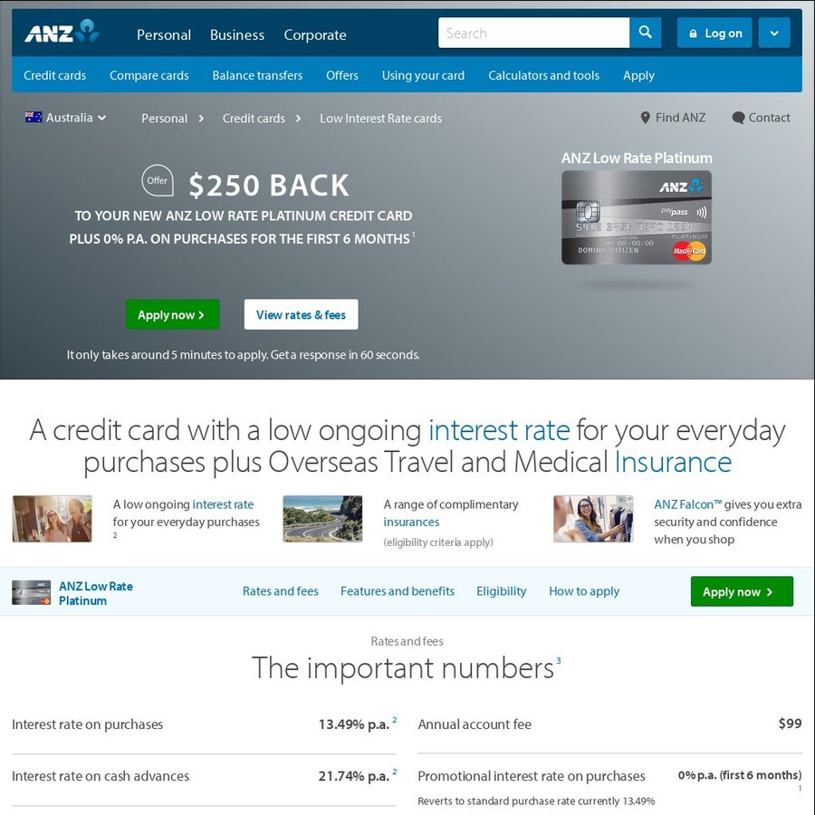 250 Cashback On ANZ Low Rate Platinum 99 Annual Fee Net 151 250-cashback-on-anz-low-rate-platinum-99-annual-fee-net-151