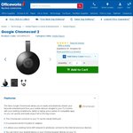 Google Chromecast 2 $47 @ Officeworks