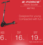 G-Force Metro Electric Scooter $399 With Coupon Code (+ Post or Free NSW Pickup) @ PCMarket