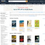 Amazon Summer Sale up to 70% off Kindle Books (Only for AU, NZ, etc.)