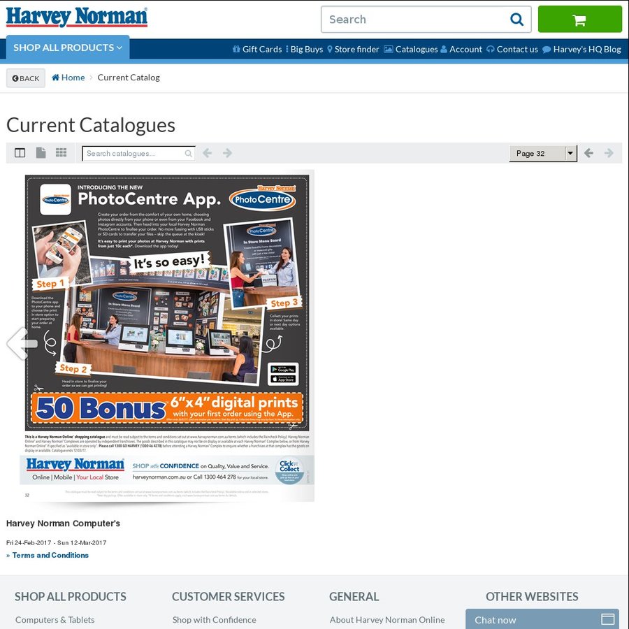 50 Bonus 6x 4 Digital Prints Using Harvey Norman Photocentre App On   294146x 