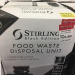 Sterling Black Edition Food Waste Disposal Unit $49.50 @ALDI Belconnen A.C.T (50% off)