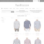 Casual Shirts and Polo Tops from $15 - with Code (Delivery $9.95 or Free with $100 Spend) @ Van Heusen