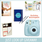 Win an Instant Camera, Awesome Stationary Items and a Copy of Just Look up from The Tynedale Blog