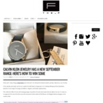 Win a Calvin Klein Watch and Plate Bracelet from The-F