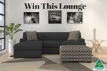 Win a Byron Loveseat Sofa with Chaise Worth $1,599 from Think Lounges