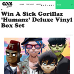 Win a Gorillaz 'Humanz' Super Deluxe Vinyl Boxset from Warner Music