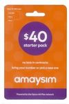amaysim $40 Sim Starter Kit - $14.99, $30 Sim Starter Kit - $11.99 Delivered @ Mobile Menia eBay