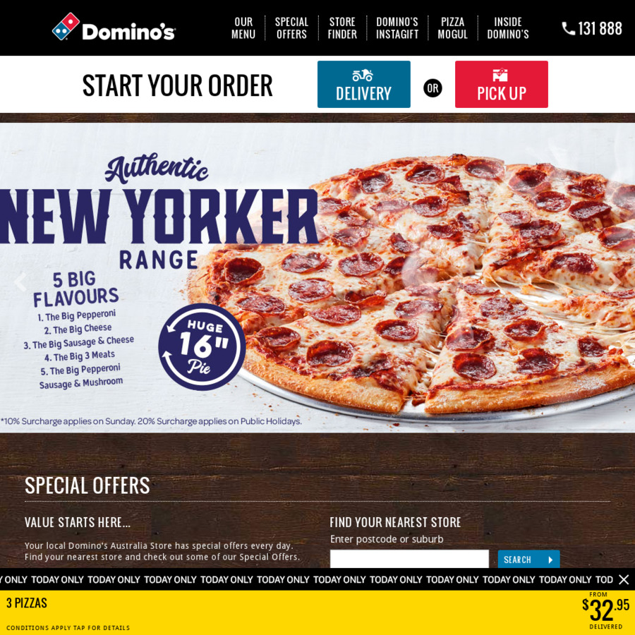 new yorker dominos voucher