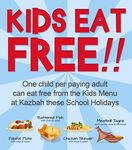 [NSW] Kids Eat Free with Adults Main Meal Purchase, 14-29/4 @ Kazbah (Darling Harbour)
