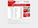 VIRGIN FLIGHT CLEARANCE SALE SAVE UP TO 33%