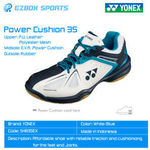 Yonex 2017 SHB35EX Power Cushion Badminton Shoes White/Sky Blue - $72.09 Delivered @ Ezbox Sports eBay