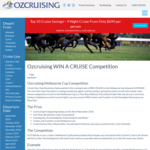 Win a Melbourne Cup Cruise (Syd-Melb) for 2 Worth $3,998 from Ozcruising