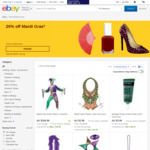 20% off Selected Mardi Gras Items (Max $500 Discount) @ eBay
