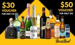 Boozebud $30 Credit for $5 ($60 Min Spend) / $50 Credit for $10 ($100 Min Spend) for New BoozeBud Customers Only @ Groupon