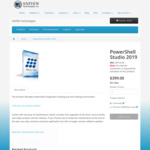 Sapien PowerShell Studio 2019 (+ 1 Year Support) 30% off USD $279.30 (Was USD $399)