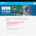 Win a Sutton Tools 19-Piece Metric Viper Plus Drill Set from Sutton Tools