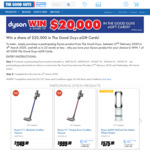 Win 1 of 40 $500 The Good Guys eGift Cards from The Good Guys (Purchase Dyson)