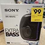 Sony Extra Bass Google Assistant Built-in Bluetooth Speaker SRS-XB501G - $99 (Save $300) @ Big W