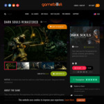 [PC] Steam - Dark Souls Remastered - $12.98 US (~$20.59 AUD) - Gamebillet