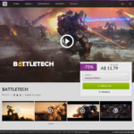[PC] DRM-free - BATTLETECH $11.79/Thronebreaker: The Witcher Tales $14.99 - GOG