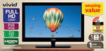 Vivid 40" (101cm) Full HD LCD TV  $379 at ALDI from 19 Oct