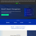 BlockFi $20USD Bonus for $500USD Deposit Paid in Bitcoin (New Sign Ups Only) ($50USD For referrer)