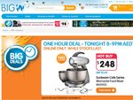 Sunbeam Cafe Series Mixmaster Food Mixer - 50% off - $248 Incl Post - 8-9pm AEDT - Big W Online
