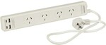 Jackson 4-Outlet Surge Protected Powerboard with 2x USB & 2x USB-C Ports Ports $29.95 + Delivery (Free Pickup) @ Mwave
