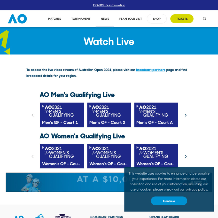 Free Live Streaming of Australian Open Tennis 2021 Qualifying Rounds Australian Open