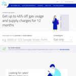 [WA] 50% off Gas Usage Charge for 1 Year @ AGL