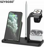 3 in 1 Wireless Charging Station for iPhone, Apple Watch & AirPods US$9.89 (~A$13.41) Delivered SZYSGSD Factory Store AliExpress