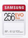 Samsung EVO Plus SDXC SD Card 256GB $42.51 + Delivery ($0 with Prime & $49 Spend) @ Amazon US via AU