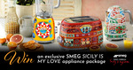 Win 1 of 3 Smeg 'Sicily Is My Love' Small Appliance Packages worth $2,697 from Winning Appliances [VIC]