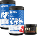 Optimum Nutrition Amino Energy 30 Serve Twin Pack + Pre Workout Sample $59 Delivered @ Edge Supplements