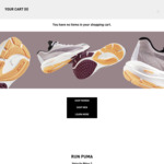PUMA Extra 50% off Sitewide (Except 'Excluded from Promotions' Items) + 25% Cashback @ Cashrewards (27% for Max, Expired 20/04)