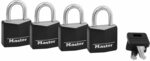 Master Lock 131QAU 30mm Solid Aluminium Padlock 4 Pack $33.14 (RRP $50) + Delivery ($0 with Prime/ $69 Spend) @ Amazon US via AU