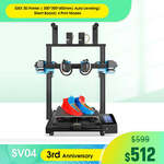 SV04 Independent Duel Direct Drive 3D Printer US$512 (~A$737.75) Delivered (AU Stock) @ Sovol3d