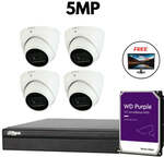 Dahua CCTV Camera Kit 5MP Starlight $815 & Free 19" Monitor (Worth $139) Delivered @ Ripper Online