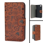 Magic Girl Series Leather Cover Case with Magnet Buckle for iPhone 4/4S $5 Free Delivery