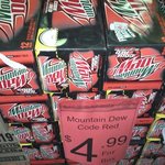 Mountain Dew Code Red (Cherry) $4.99 12-Pack The Grocery Club Rocklea QLD