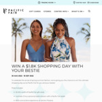Win a Pacific Fair Shopping Centre Gift Card and Voucher Prize Pack Worth $1,800 from Pacfic Fair